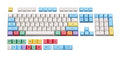 KBDFans Chalk 124 Key Cherry Profile Dye Sub PBT Keycap Set