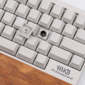 KBDFans Blank White 60 Key OEM Profile PBT Topre Keycap Set