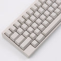 KBDFans Blank White 60 Key OEM Profile PBT Topre Keycap Set