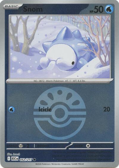 Snom - Friend Ball - 052/217 - Common [me025-052] [Reverse Holo]