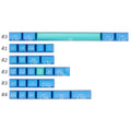 Maxkey Deep Blue 127 Key SA Profile Double Shot ABS Keycap Set