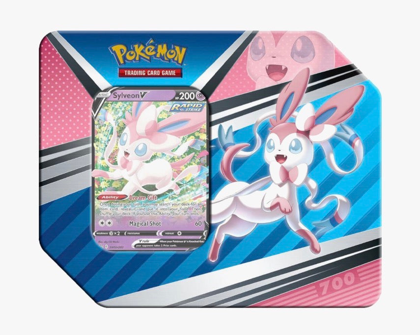 Pokemon: V Heroes Tin [Sylveon V] (5 Packs)
