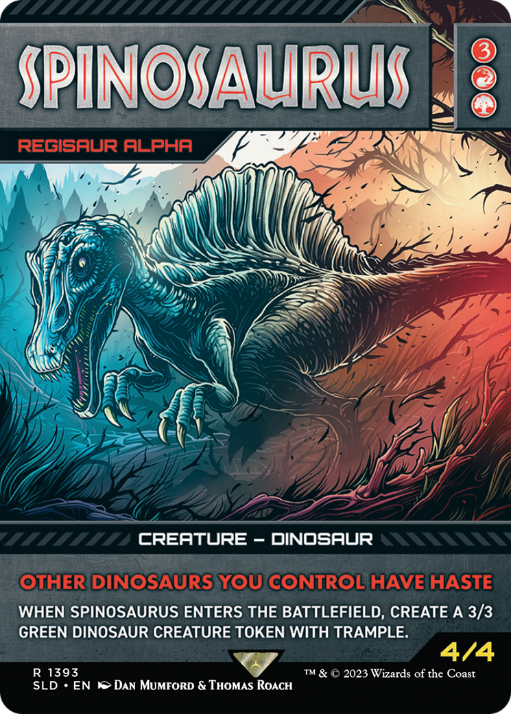 Regisaur Alpha (SLD-1393) - Secret Lair Drop / Spinosaurus (Borderless)