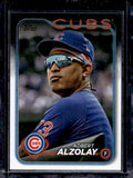 2024 Topps Series 2 Adbert Alzolay #129 Golden Mirror SSP