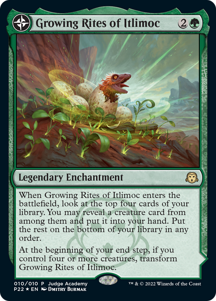 Growing Rites of Itlimoc // Itlimoc, Cradle of the Sun (JDG-010) - Judge Gift Cards 2022: (compasslanddfc) Foil