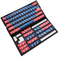 Ducky Blue / Coral Pudding 108 Key OEM Profile Double Shot PBT Keycap Set