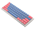 Ducky Blue / Coral Pudding 108 Key OEM Profile Double Shot PBT Keycap Set