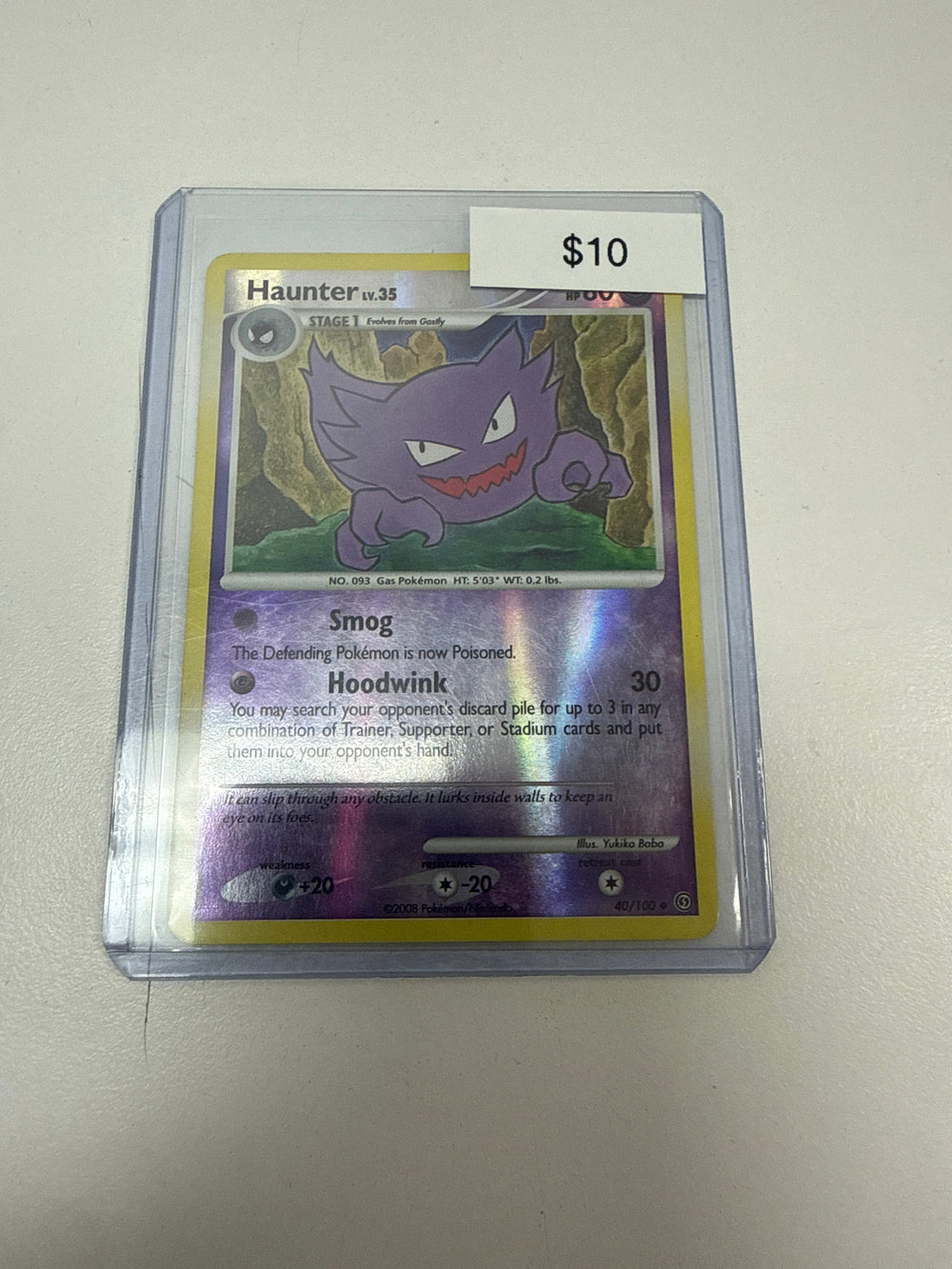 Pokemon Haunter Rev Holo #40/100