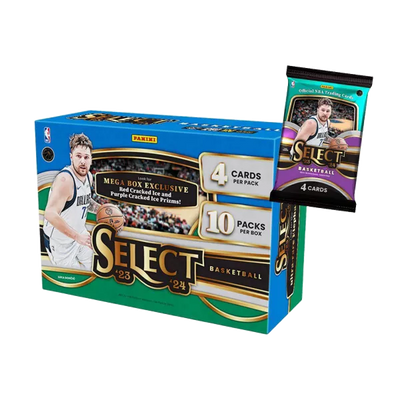 2023/24 Panini Select Basketball Red/Purple Cracked Ice Mega Box