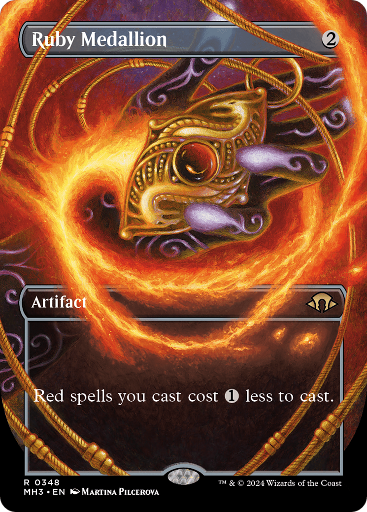 Ruby Medallion (MH3-348) - Modern Horizons 3 (Borderless)
