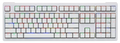 Ducky Shine 6 Golden White RGB LED Double Shot PBT Mechanical Keyboard