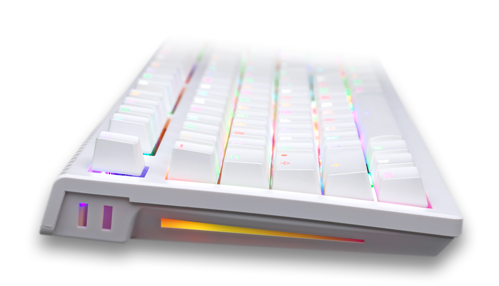 Ducky Shine 6 Golden White RGB LED Double Shot PBT Mechanical Keyboard