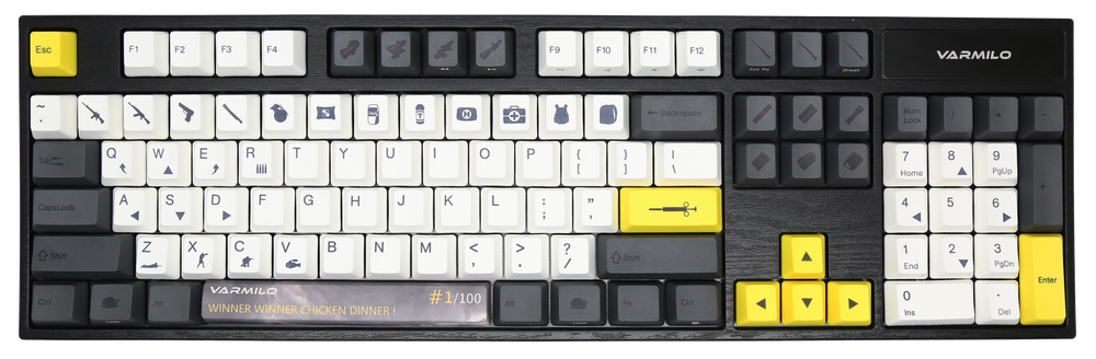 Varmilo VA108M Chicken Dinner Dye Sub PBT Mechanical Keyboard