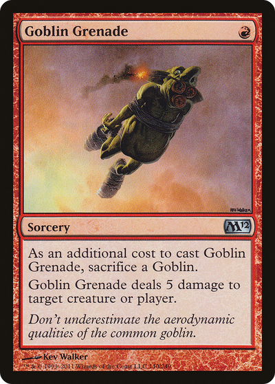 Goblin Grenade (M12-140) - Magic 2012 Foil