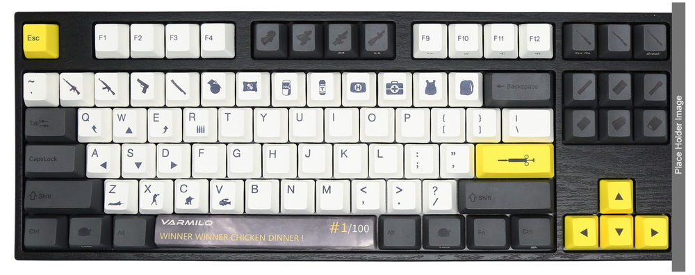 Varmilo VA87M Chicken Dinner TKL Dye Sub PBT Mechanical Keyboard