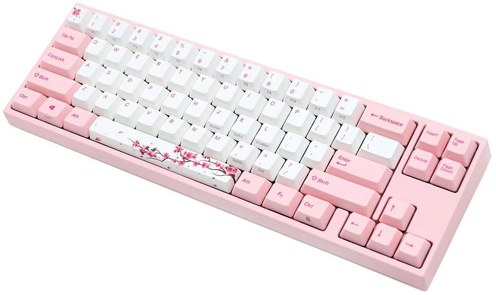 Ducky x Varmilo Miya Pro Sakura Pink LED 65% Dye Sub PBT Mechanical Keyboard