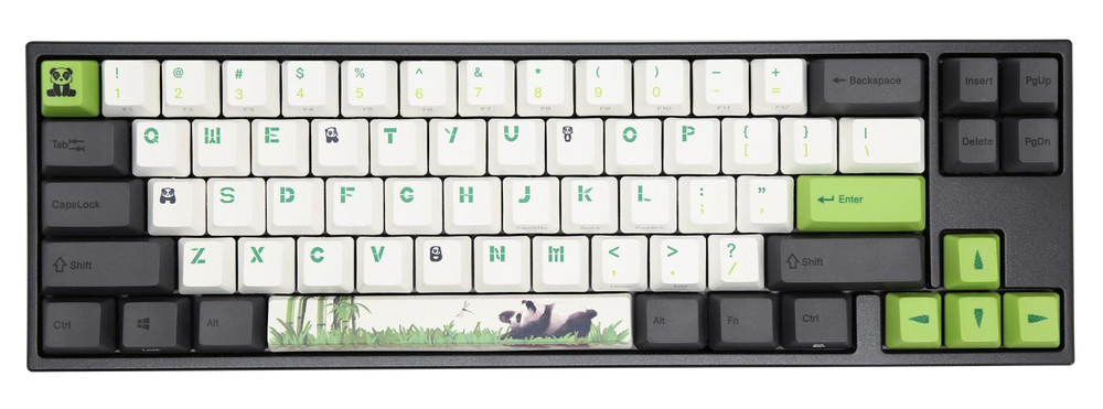 Ducky x Varmilo MIYA Pro Panda White LED 65% Dye Sub PBT Mechanical Keyboard
