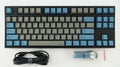 Leopold FC750R Grey/Blue PD TKL Double Shot PBT Mechanical Keyboard