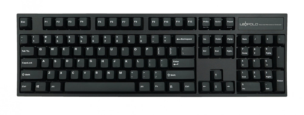 Leopold FC900R Black PD Double Shot PBT Mechanical Keyboard