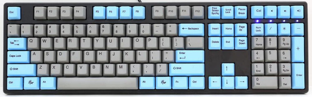 Ducky One Blue / Grey Dye Sub PBT Mechanical Keyboard