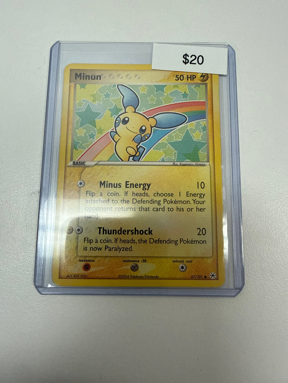 Pokemon Minun Non-Holo #67/101