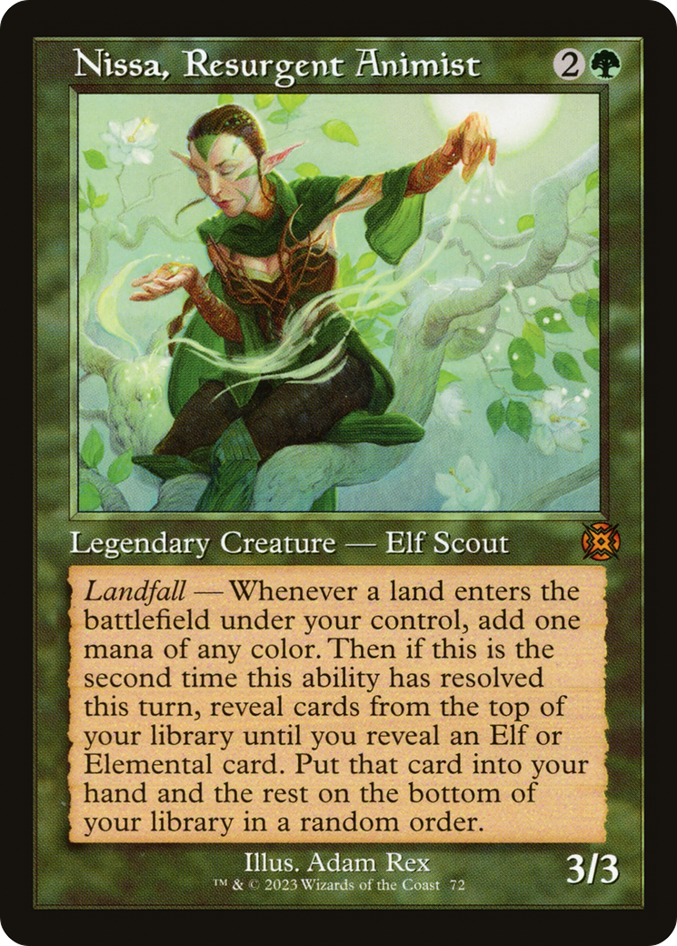 Nissa, Resurgent Animist (MAT-072) - March of the Machine: The Aftermath: (Showcase)