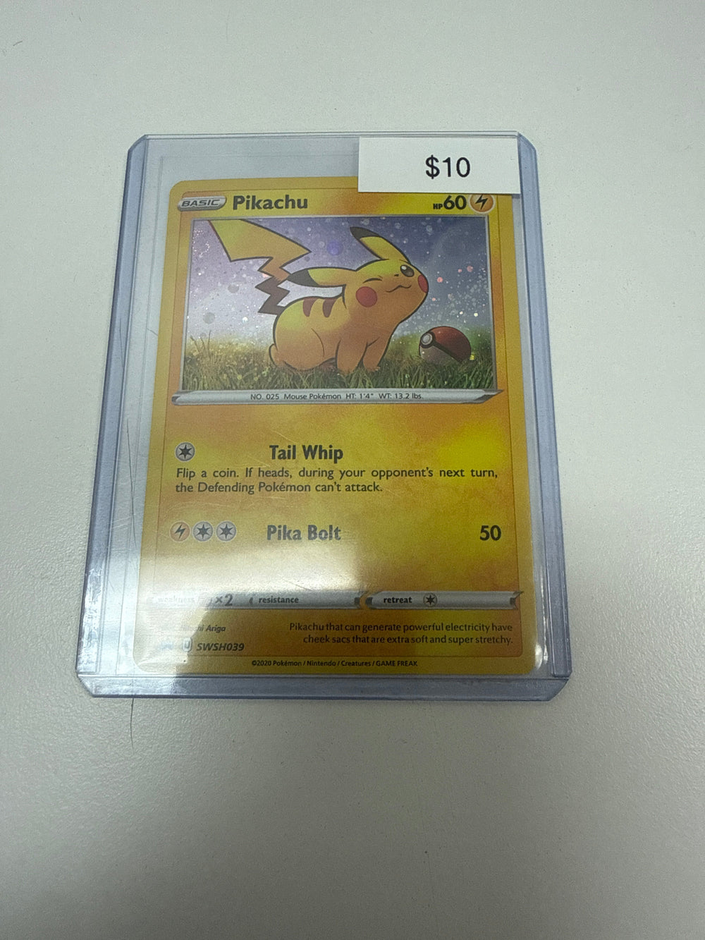 Pokemon Pikachu Holo #swsh039