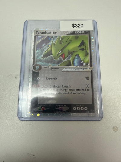 Pokemon Tyranitar Ex Holo #17/17