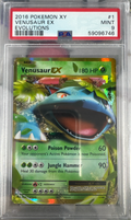 2016 Pokemon Venusaur Ex #1 PSA 9