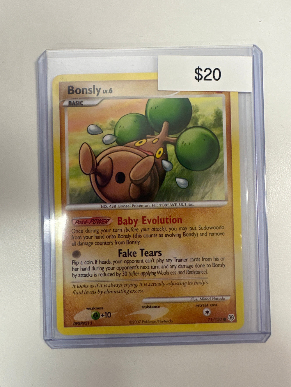 Pokemon Bonsly 71/130