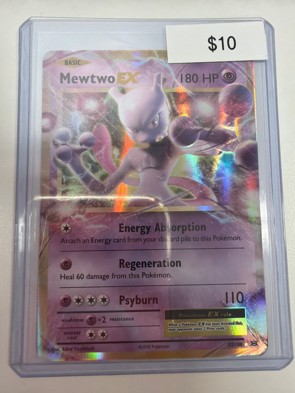 Pokemon Mewtwo EX 52/108