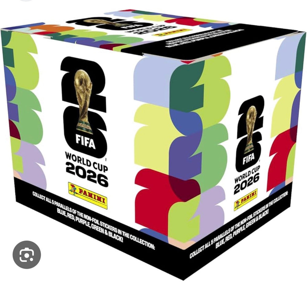 Panini: 2026 World Cup Soccer Stickers - Sealed Display Box of 50 Packs