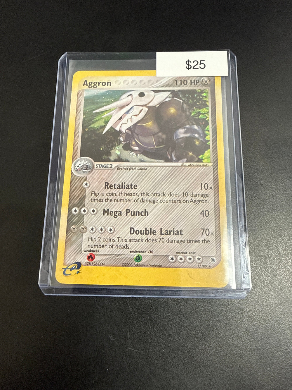 Pokemon Aggron Holo #1/109