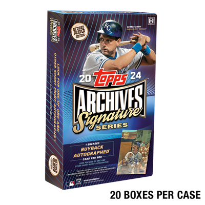 2024 Topps Archives Signature Series Retired Player Ed Baseball 20 Box Case