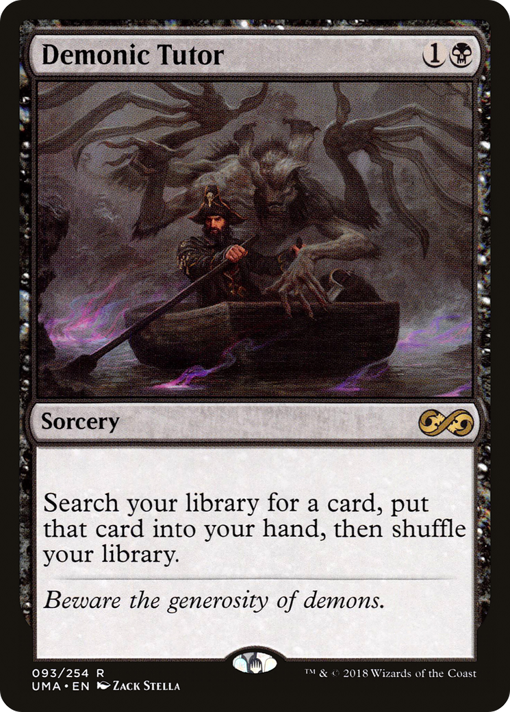 Demonic Tutor (UMA-093) - Ultimate Masters Foil