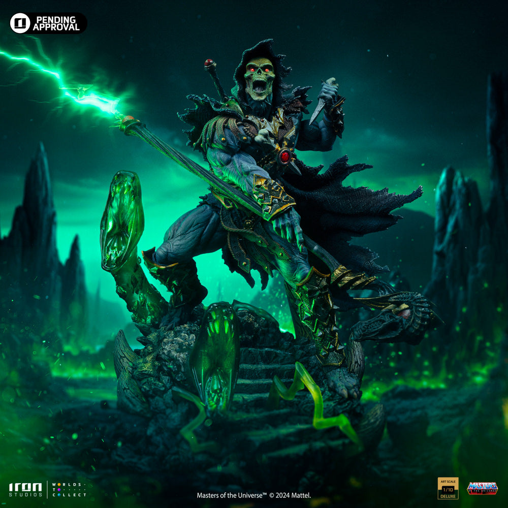 Iron Studios Masters of the Universe Skeletor Unleashed Deluxe Art Scale 1/10 Statue