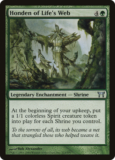 Honden of Life's Web (CHK-213) - Champions of Kamigawa Foil