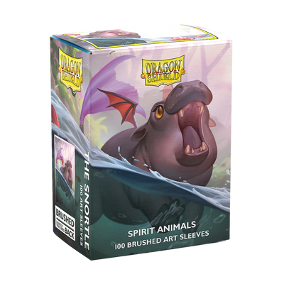 Dragon Shield Brushed Dual Sleeves - Standard Size - 100ct - The Snortle