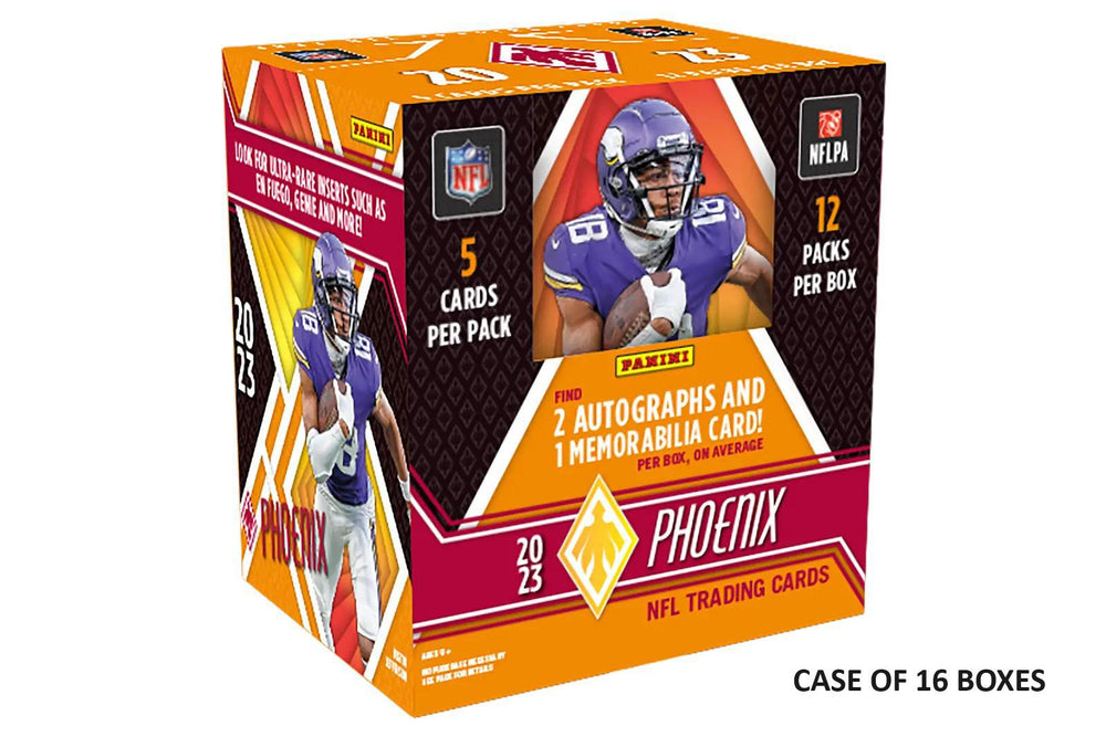 2023 Panini Phoenix Football Hobby Box Sealed Case of 16