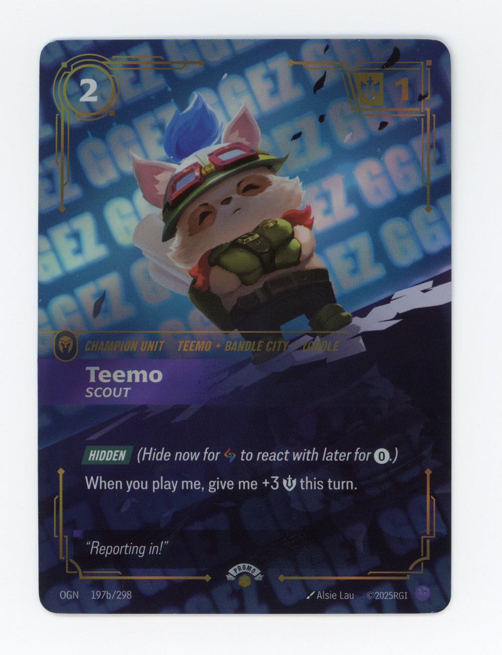 Teemo - Scout — GG EZ|Foil — ID 17428