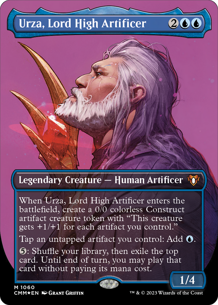 Urza, Lord High Artificer (CMM-1060) - Commander Masters (Borderless) Foil