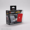 Gamegenic MTG Double Sleeve Pack Premium Art Sleeves - Standard Size - 105ct - Marvel Super Heroes - Comic Burst Red