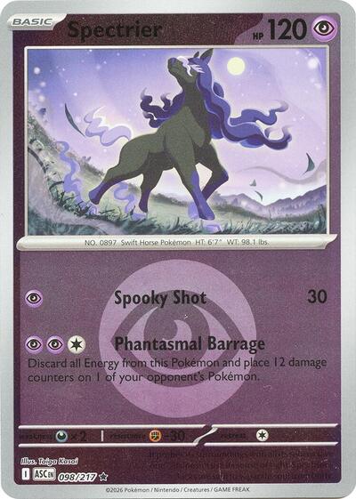 Spectrier - Energy Symbol Pattern - 098/217 - Rare [me025-098] [Reverse Holo]