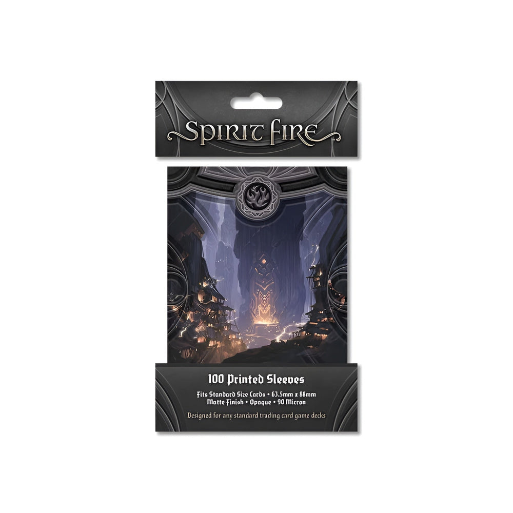 Spirit Fire: Opaque Printed Sleeves: Secret Chamber [Black]
