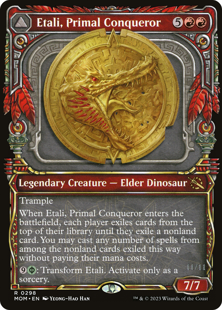 Etali, Primal Conqueror // Etali, Primal Sickness (MOM-298) - March of the Machine: (Showcase)