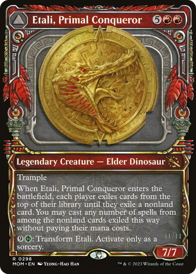 Etali, Primal Conqueror // Etali, Primal Sickness (MOM-298) - March of the Machine: (Showcase)