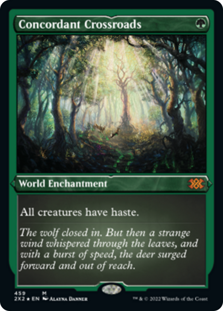 Concordant Crossroads (2X2-459) - Double Masters 2022 Etched Foil