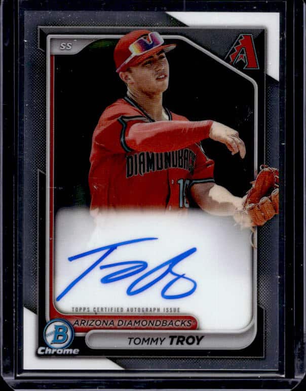 2024 Bowman Chrome Tommy Troy #CPA-TT Autograph