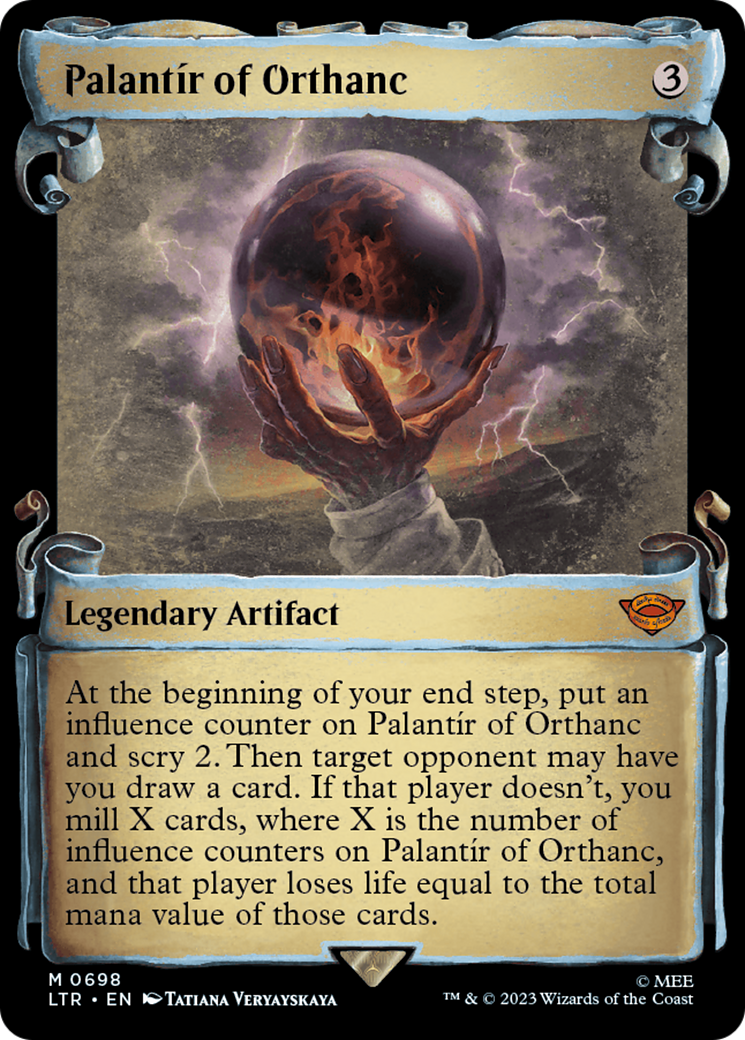 PalantÃ­r of Orthanc (LTR-698) - The Lord of the Rings: Tales of Middle-earth: (Showcase) Foil