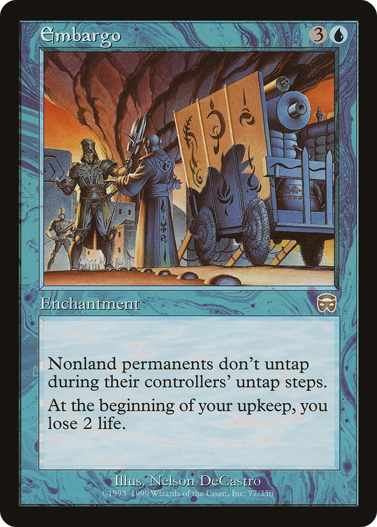 Embargo (MMQ-077) - Mercadian Masques Foil